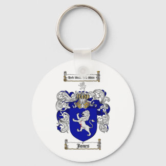 JONES FAMILY CREST -  JONES COAT OF ARMS KEY RING