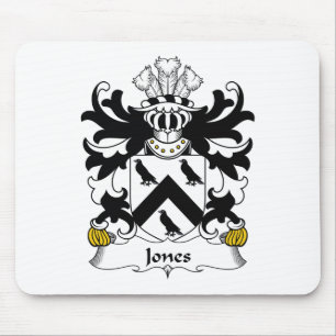 Jones Family Crest Mouse Mat
