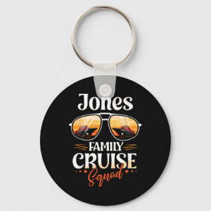 Jones Family Cruise Squad Personalised Jones Vacat Key Ring