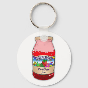 Jones For Revival Strawberry Jam Keychain