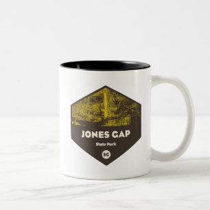 Jones Gap State Park South Carolina Two-Tone Coffee Mug