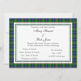 Jones Scottish Wedding Invitation