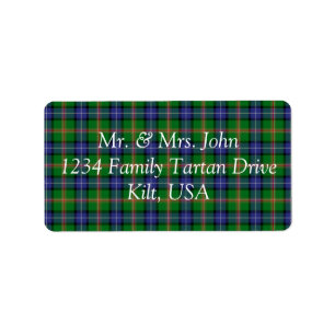 Jones Tartan Label