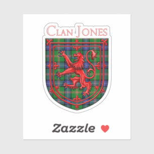 Jones Tartan Scottish Plaid Lion Rampant