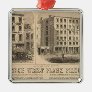 Jones, White and McCurdy's Dental Depots Metal Tree Decoration