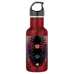 Jonglage Abstract Modern Fantasy Fractal Art 532 Ml Water Bottle