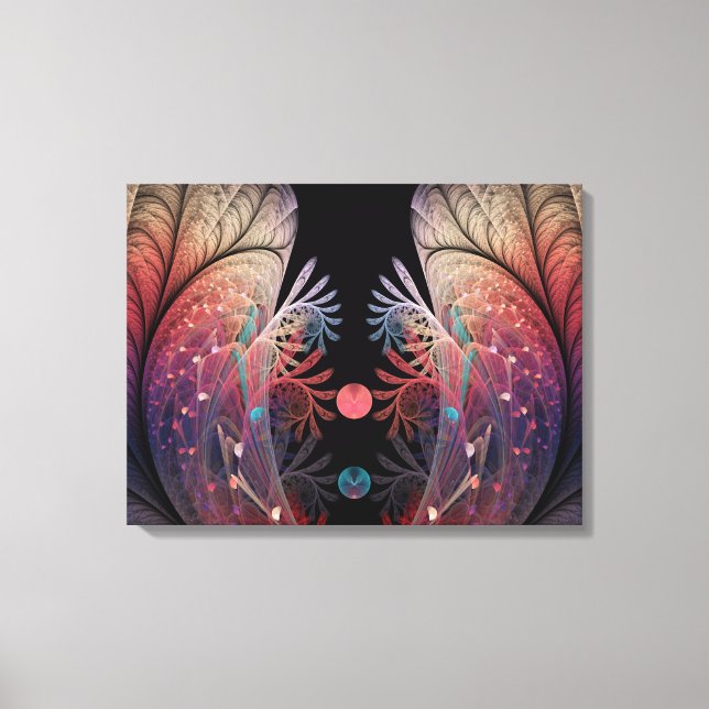 Jonglage Abstract Modern Fantasy Fractal Art Canvas Print (Front)