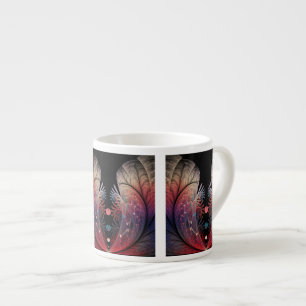 Jonglage Abstract Modern Fantasy Fractal Art Espresso Cup
