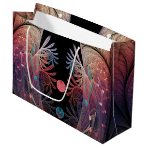 Jonglage Abstract Modern Fantasy Fractal Art Large Gift Bag