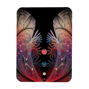 Jonglage Abstract Modern Fantasy Fractal Art Magnet
