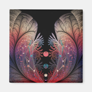 Jonglage Abstract Modern Fantasy Fractal Art Magnet