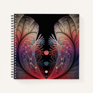 Jonglage Abstract Modern Fantasy Fractal Art Notebook