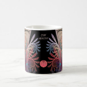 Jonglage Abstract Modern Fantasy Fractal Art Text Coffee Mug