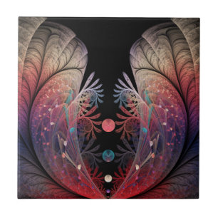 Jonglage Abstract Modern Fantasy Fractal Art Tile