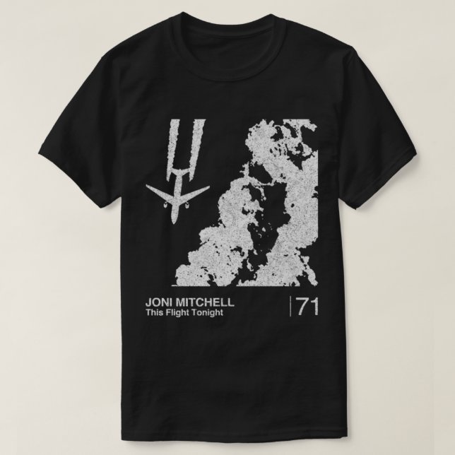 Joni Mitchell Joni Mitchell _ Minimalist Graphic A T-Shirt (Design Front)