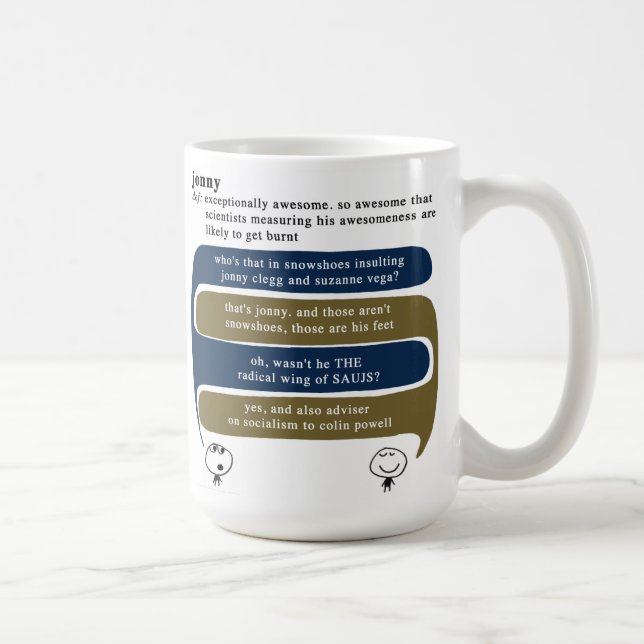 jonny coffee mug (Right)
