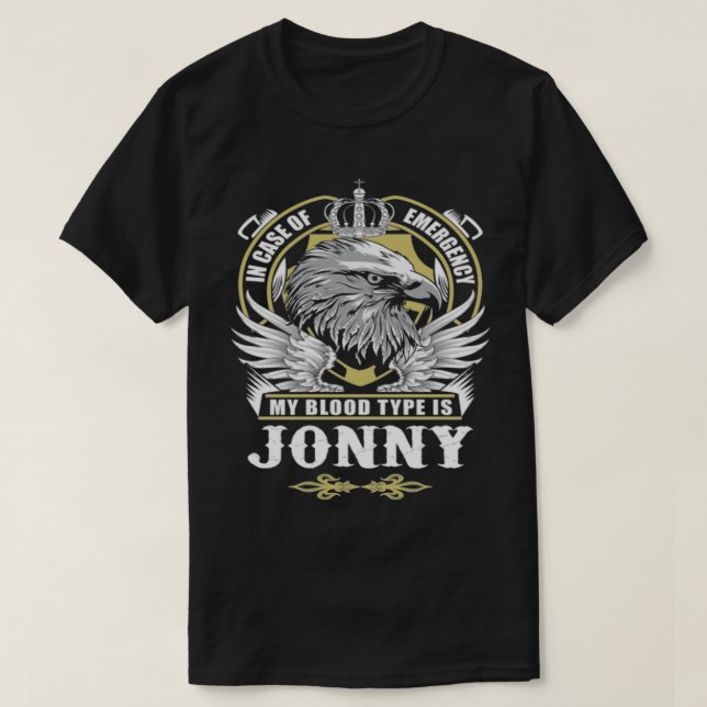 Jonny Name     T-Shirt (Design Front)