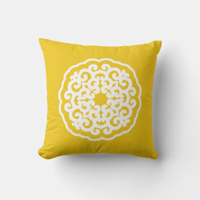 Jonquil Asian Moods Mandalla Cushion (Front)