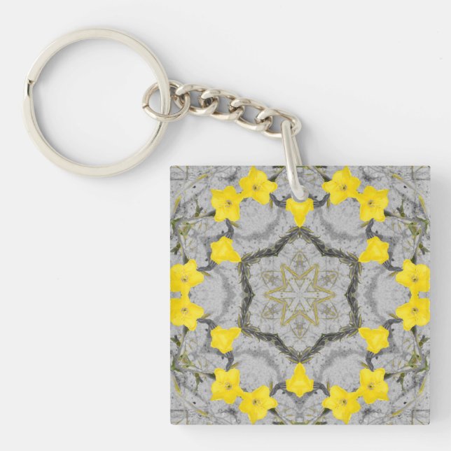 Jonquil Harmony Wheel  Key Ring (Front)