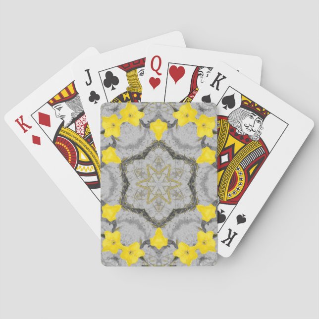 Jonquil Harmony Wheel  Playing Cards (Back)