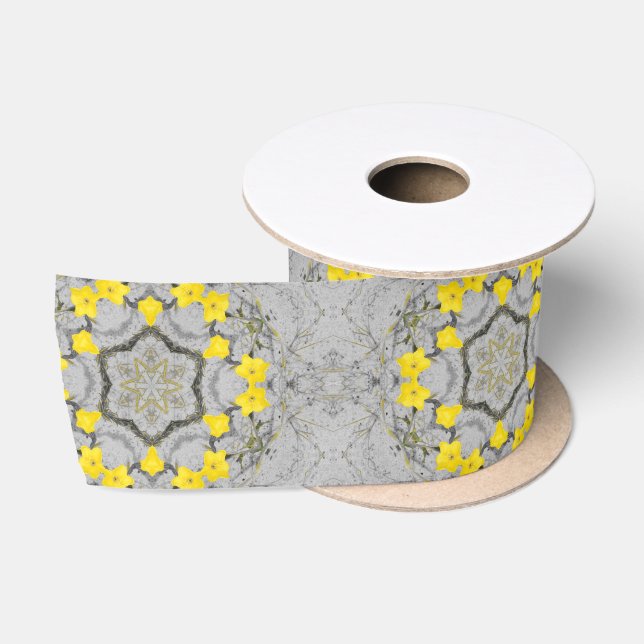 Jonquil Harmony Wheel  Satin Ribbon (Spool)