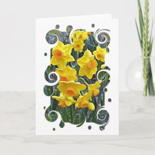 Jonquils Blank Greeting Card