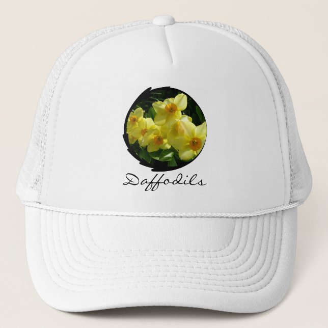 Jonquils/Daffodils/Narcissus Trucker Hat (Front)