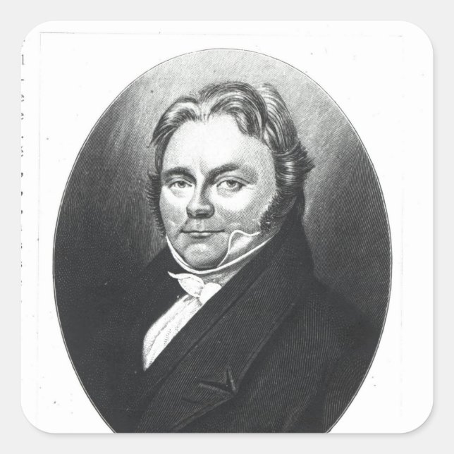Jons Jakob Berzelius Square Sticker (Front)