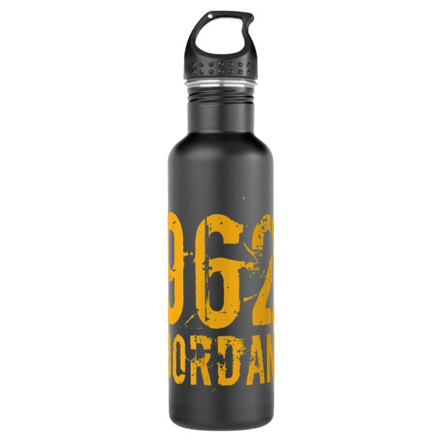 Jordan 962 Area Code  710 Ml Water Bottle (Front)
