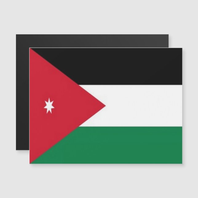 Jordan - Asia - Flag - (Front/Back)