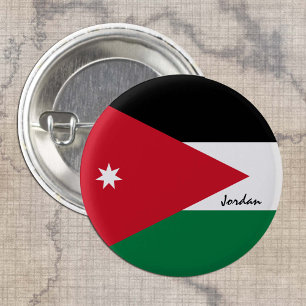 Jordan button, patriotic Jordanian Flag fashion 3 Cm Round Badge