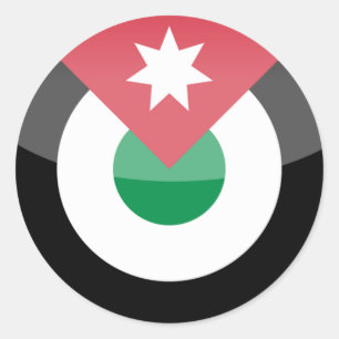 jordan classic round sticker