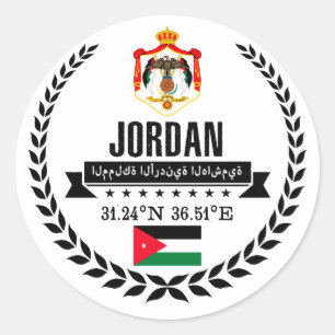 Jordan Classic Round Sticker