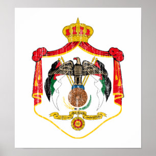 Jordan Coat Of Arms Poster