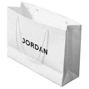 Jordan Elegant Gift Bag in Black and White
