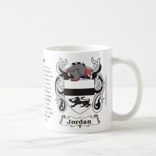 Jordan Family Coat of Arms Mug