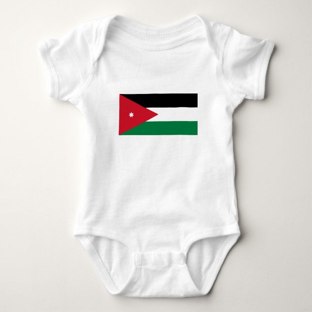 Jordan Flag Baby Bodysuit (Front)