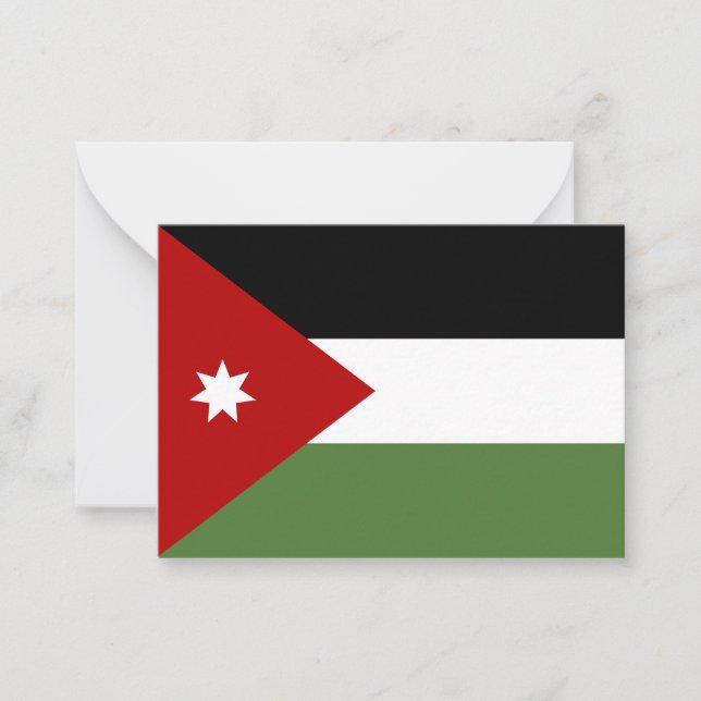 Jordan flag card (Front)