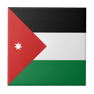 Jordan Flag Ceramic Tile