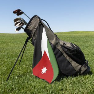 Jordan flag golf towel