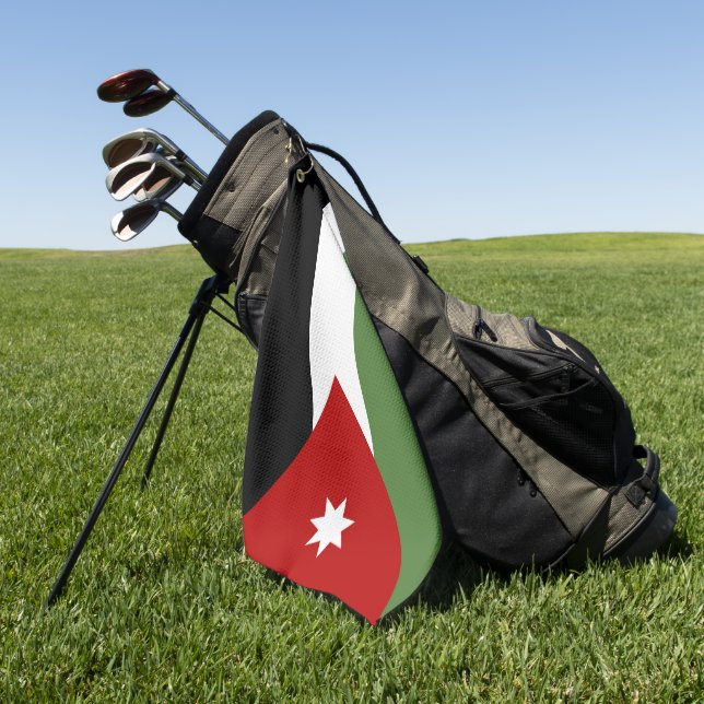 Jordan flag golf towel (Green)
