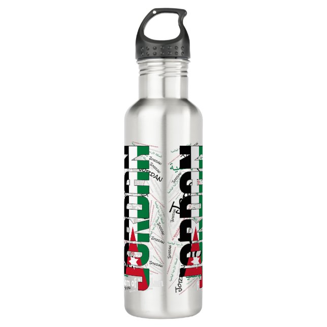 Jordan Flag Gorgeous Patriotic 710 Ml Water Bottle (Front)