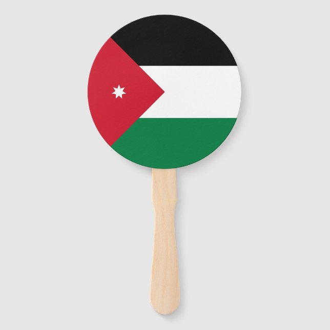 Jordan Flag Hand Fan (Front)