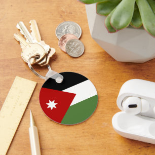 Jordan flag key ring