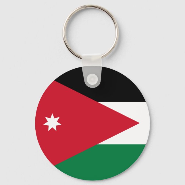 Jordan Flag Keychain (Front)