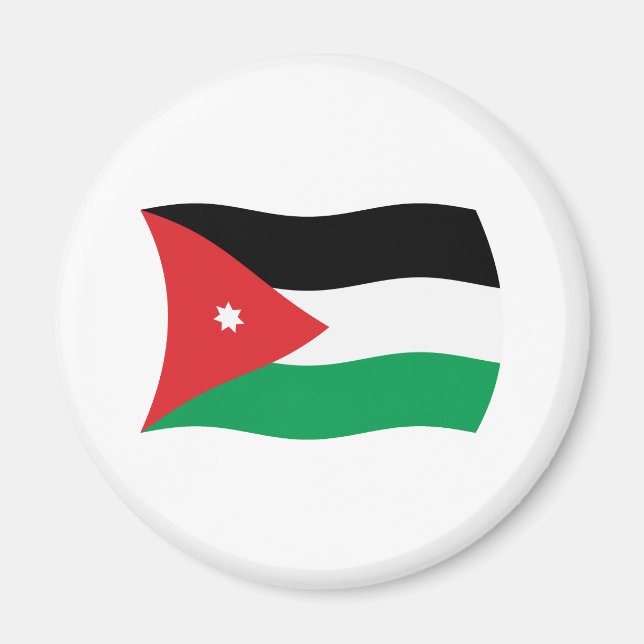Jordan Flag Magnet (Front)
