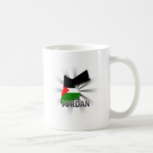 Jordan Flag Map 2.0 Coffee Mug