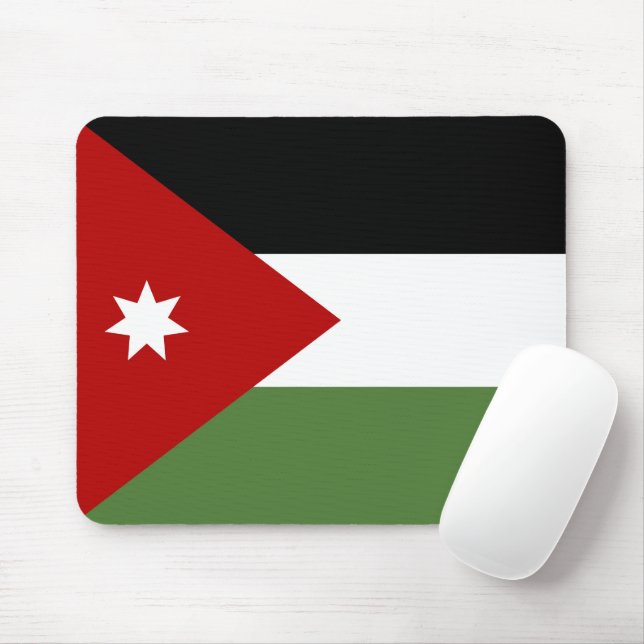Jordan flag mouse mat (With Mouse)