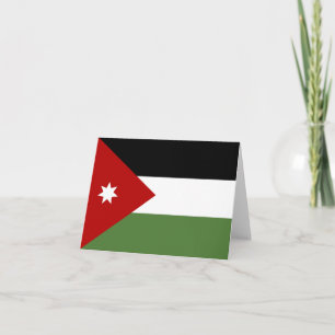 Jordan flag note card