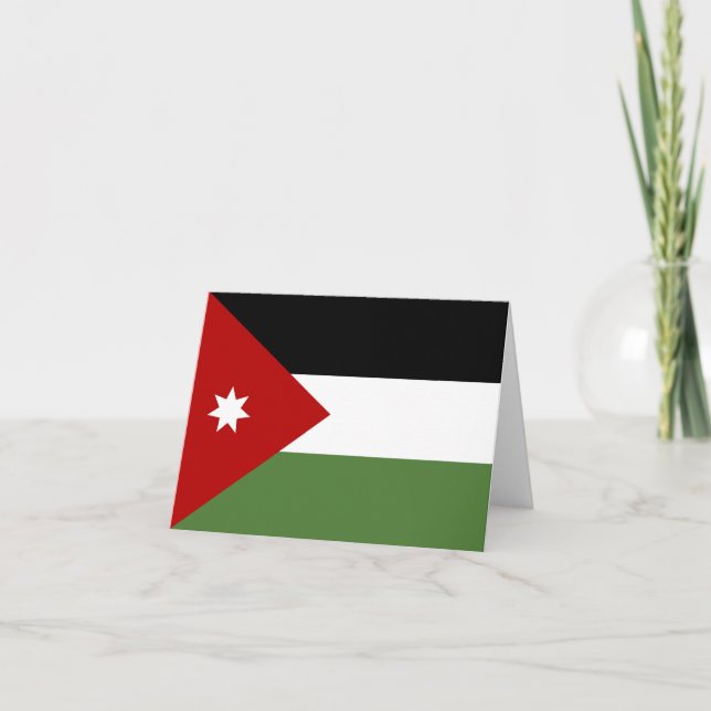 Jordan flag note card (Front)